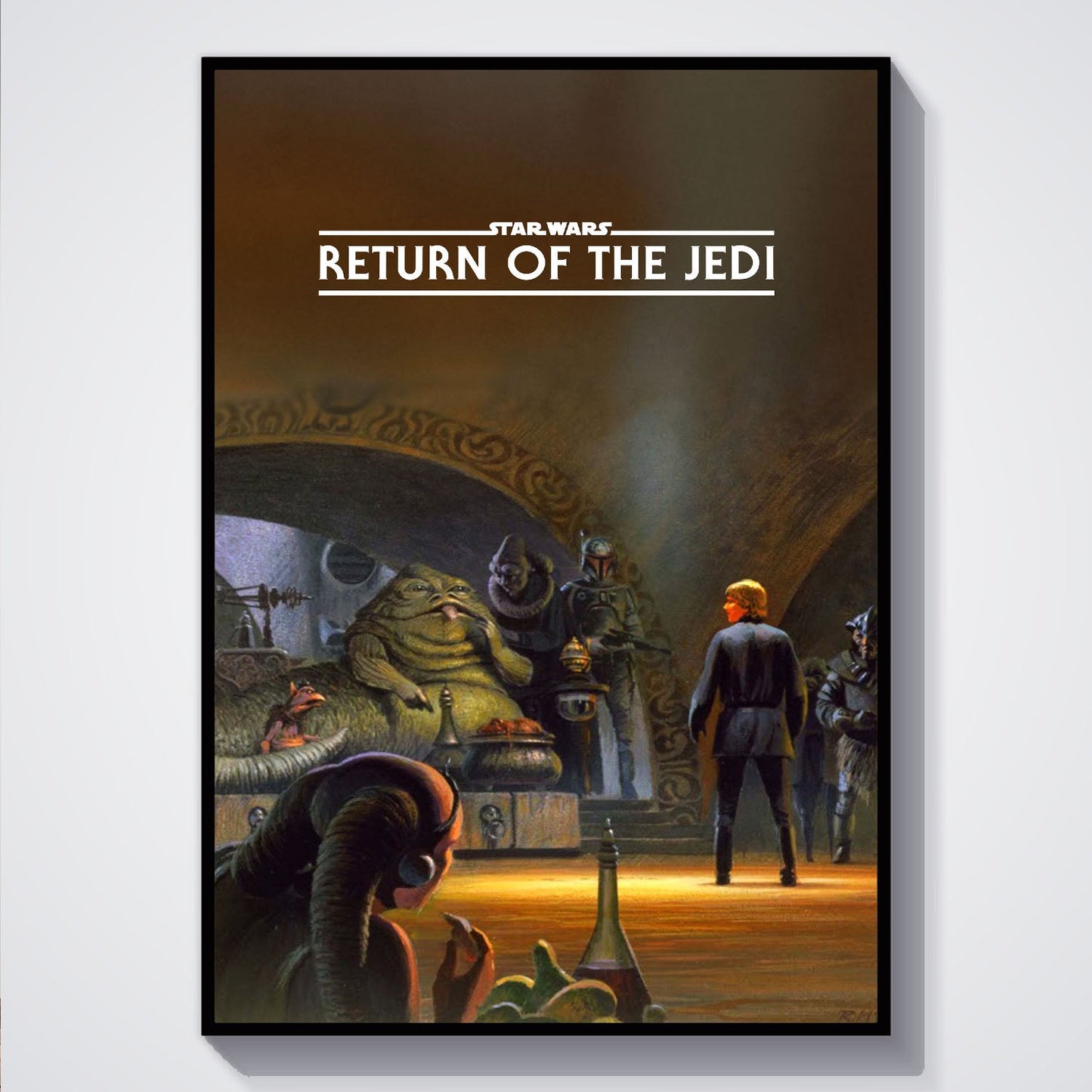 Flex Designs Poster Star Wars Episode VI - Return of the Jedi Minimalist 5 x 7" Home Goods - Movie 1983 Movie Poster