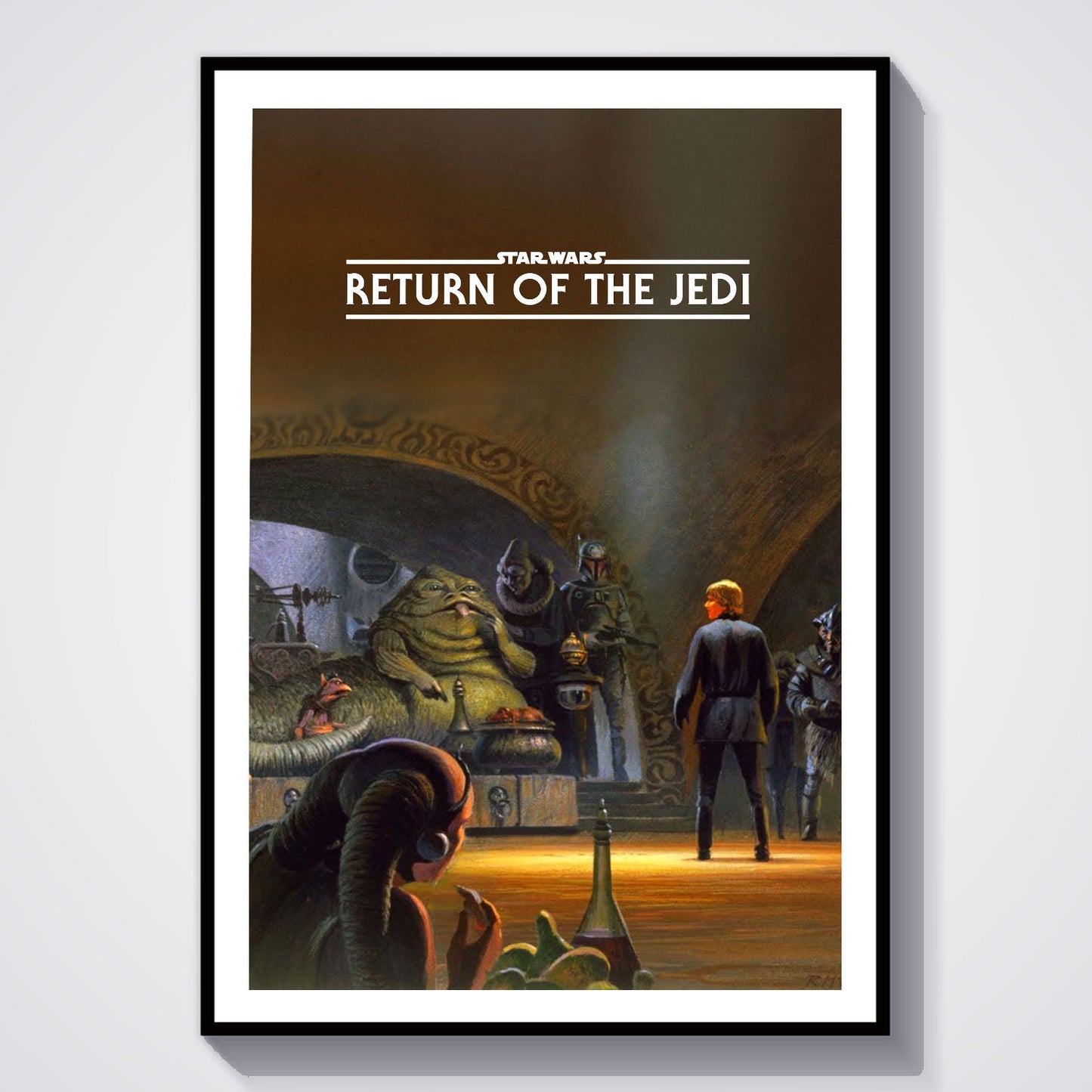 Flex Designs Poster Star Wars Episode VI - Return of the Jedi Minimalist 8 x 10" Home Goods - Movie 1983 Movie Poster