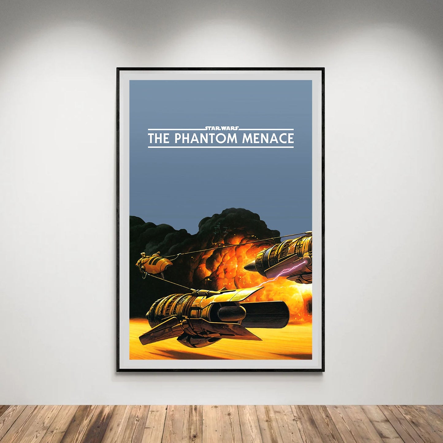 Flex Designs Poster Star Wars Episode I - The Phantom Menace Minimalist 5 x 7" Home Goods - Movie 1999 Movie Poster