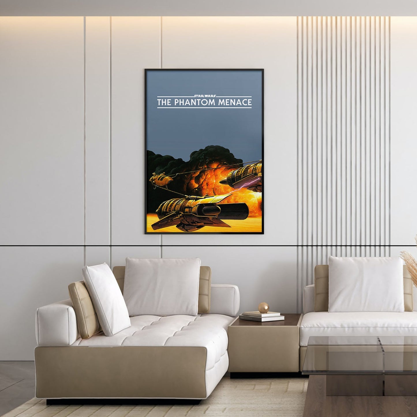 Flex Designs Poster Star Wars Episode I - The Phantom Menace Minimalist 5 x 7" Home Goods - Movie 1999 Movie Poster