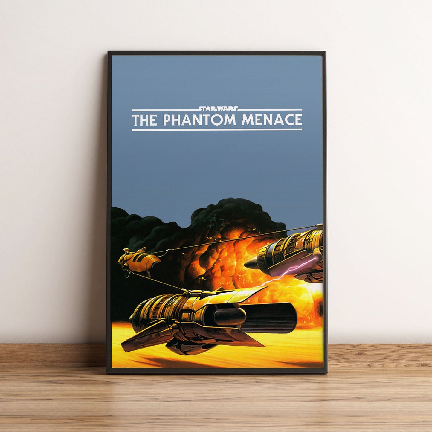 Flex Designs Poster Star Wars Episode I - The Phantom Menace Minimalist 5 x 7" Home Goods - Movie 1999 Movie Poster