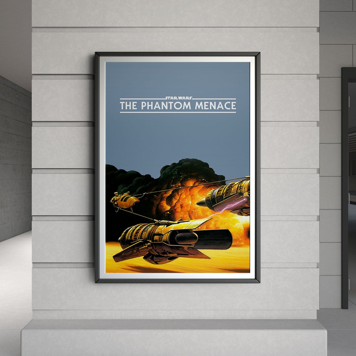 Flex Designs Poster Star Wars Episode I - The Phantom Menace Minimalist 8 x 10" Home Goods - Movie 1999 Movie Poster