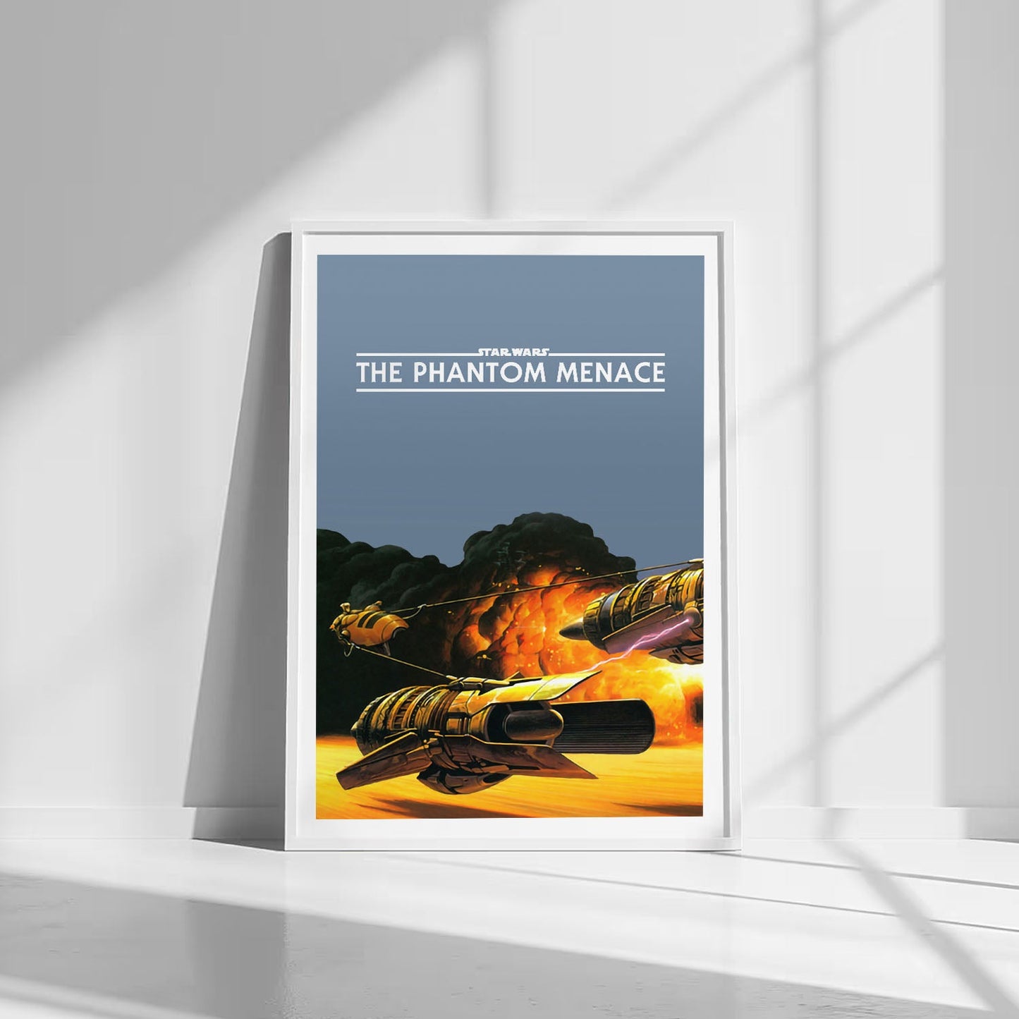 Flex Designs Poster Star Wars Episode I - The Phantom Menace Minimalist 8 x 10" Home Goods - Movie 1999 Movie Poster