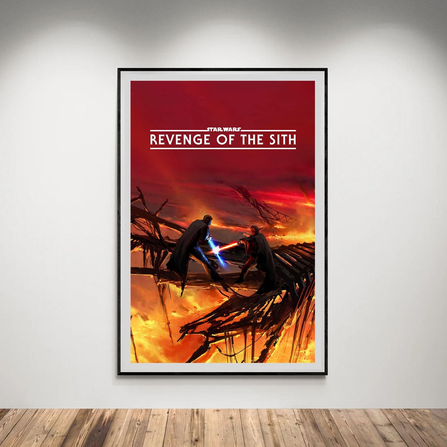 Flex Designs Poster Star Wars Episode III - Revenge of the Sith Minimalist 5 x 7" Home Goods - Movie 2005 Movie Poster