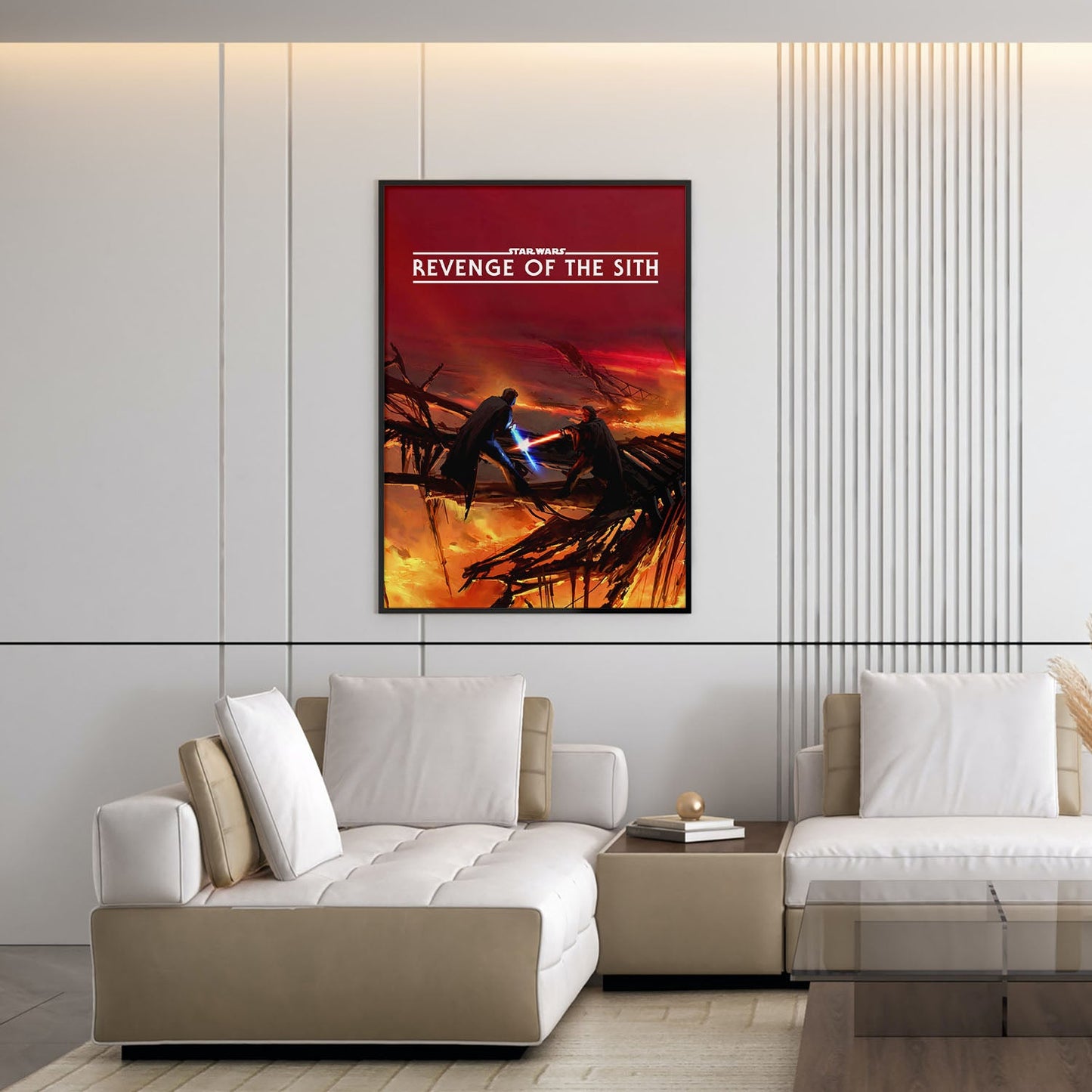 Flex Designs Poster Star Wars Episode III - Revenge of the Sith Minimalist 5 x 7" Home Goods - Movie 2005 Movie Poster