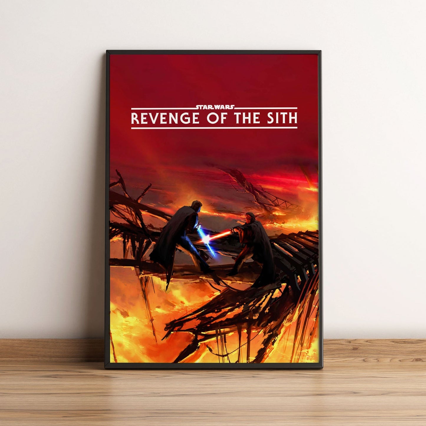 Flex Designs Poster Star Wars Episode III - Revenge of the Sith Minimalist 5 x 7" Home Goods - Movie 2005 Movie Poster