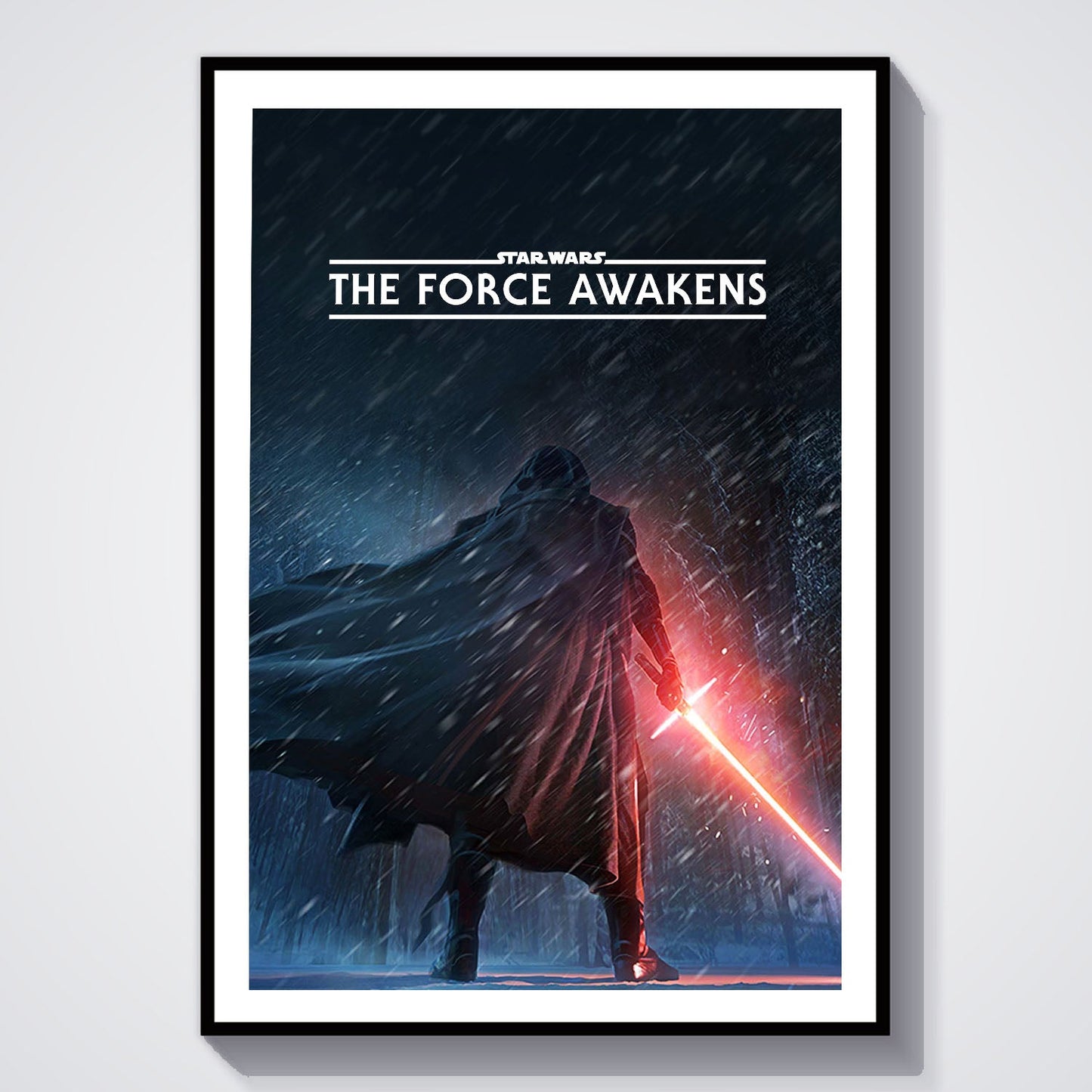 Flex Designs Poster Star Wars Episode VII - The Force Awakens Minimalist 8 x 10" Home Goods - Movie 2015 Movie Poster