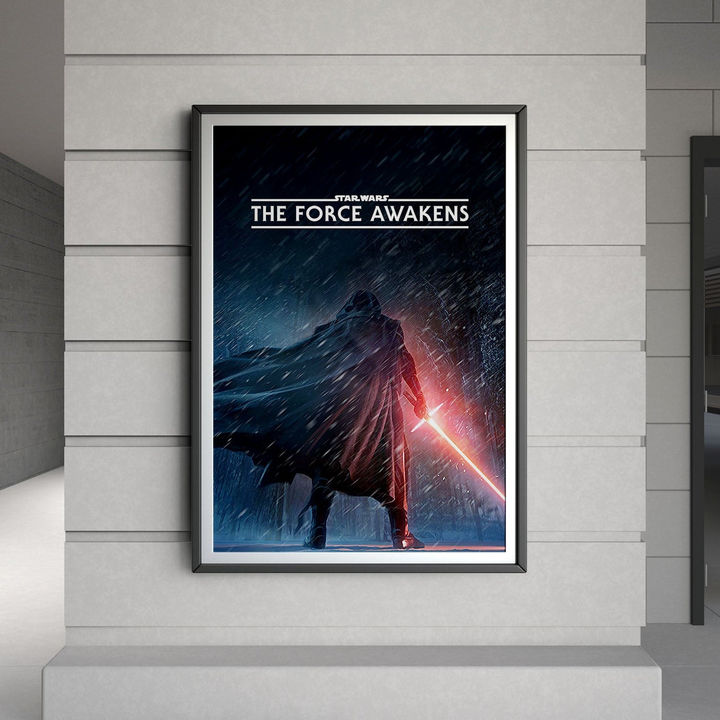 Flex Designs Poster Star Wars Episode VII - The Force Awakens Minimalist 8 x 10" Home Goods - Movie 2015 Movie Poster