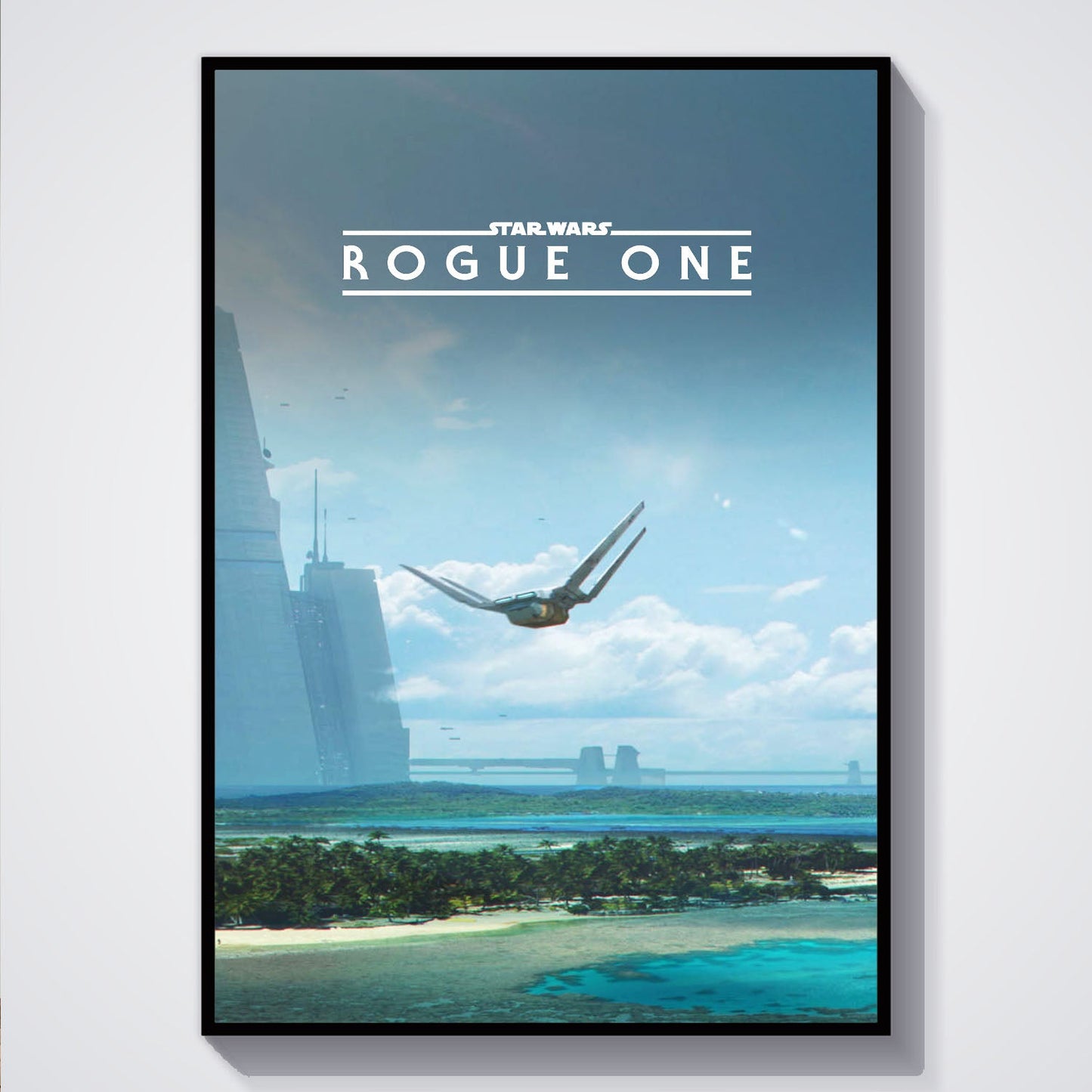 Flex Designs Poster Rogue One A Star Wars Story Minimalist 5 x 7" Home Goods - Movie 2016 Movie Poster