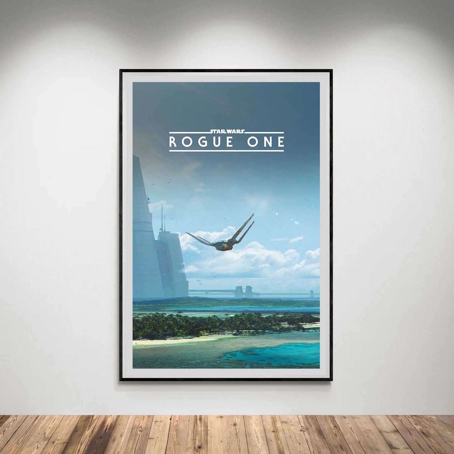 Flex Designs Poster Rogue One A Star Wars Story Minimalist 5 x 7" Home Goods - Movie 2016 Movie Poster