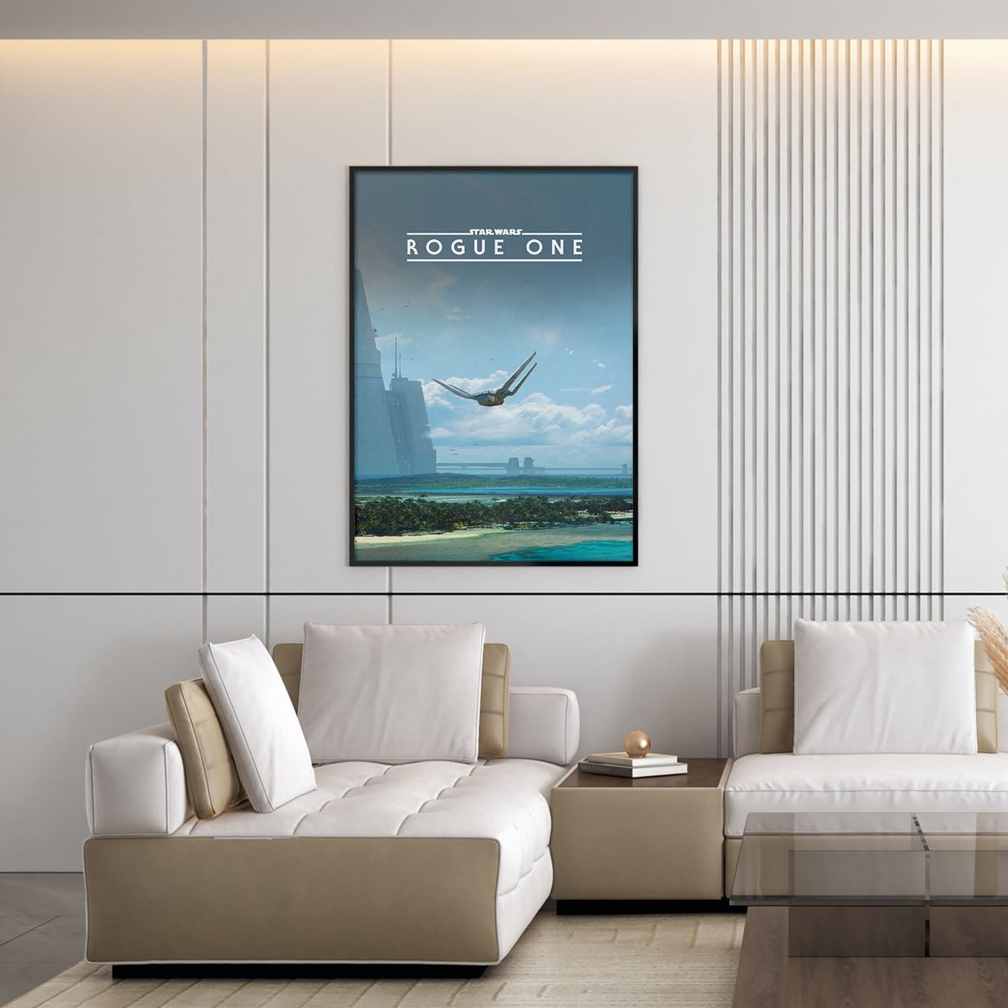 Flex Designs Poster Rogue One A Star Wars Story Minimalist 5 x 7" Home Goods - Movie 2016 Movie Poster