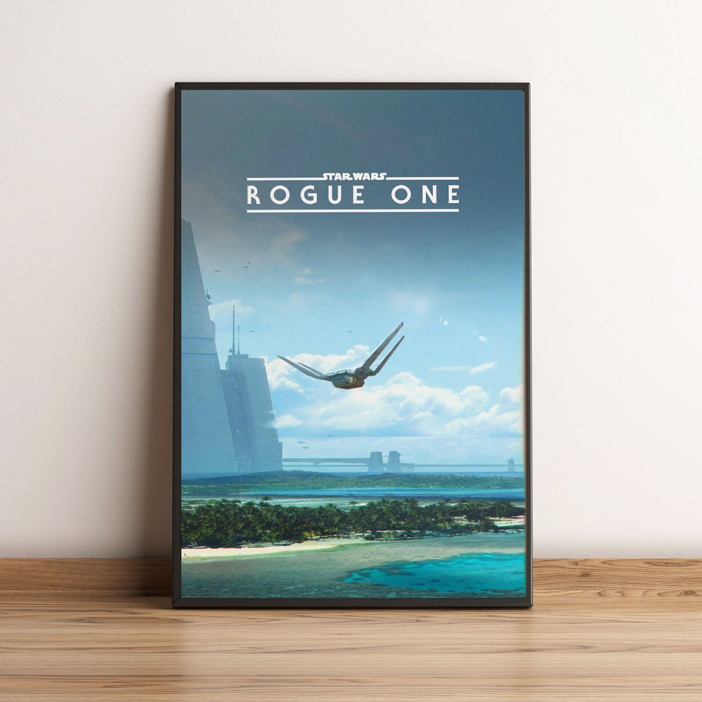 Flex Designs Poster Rogue One A Star Wars Story Minimalist 5 x 7" Home Goods - Movie 2016 Movie Poster