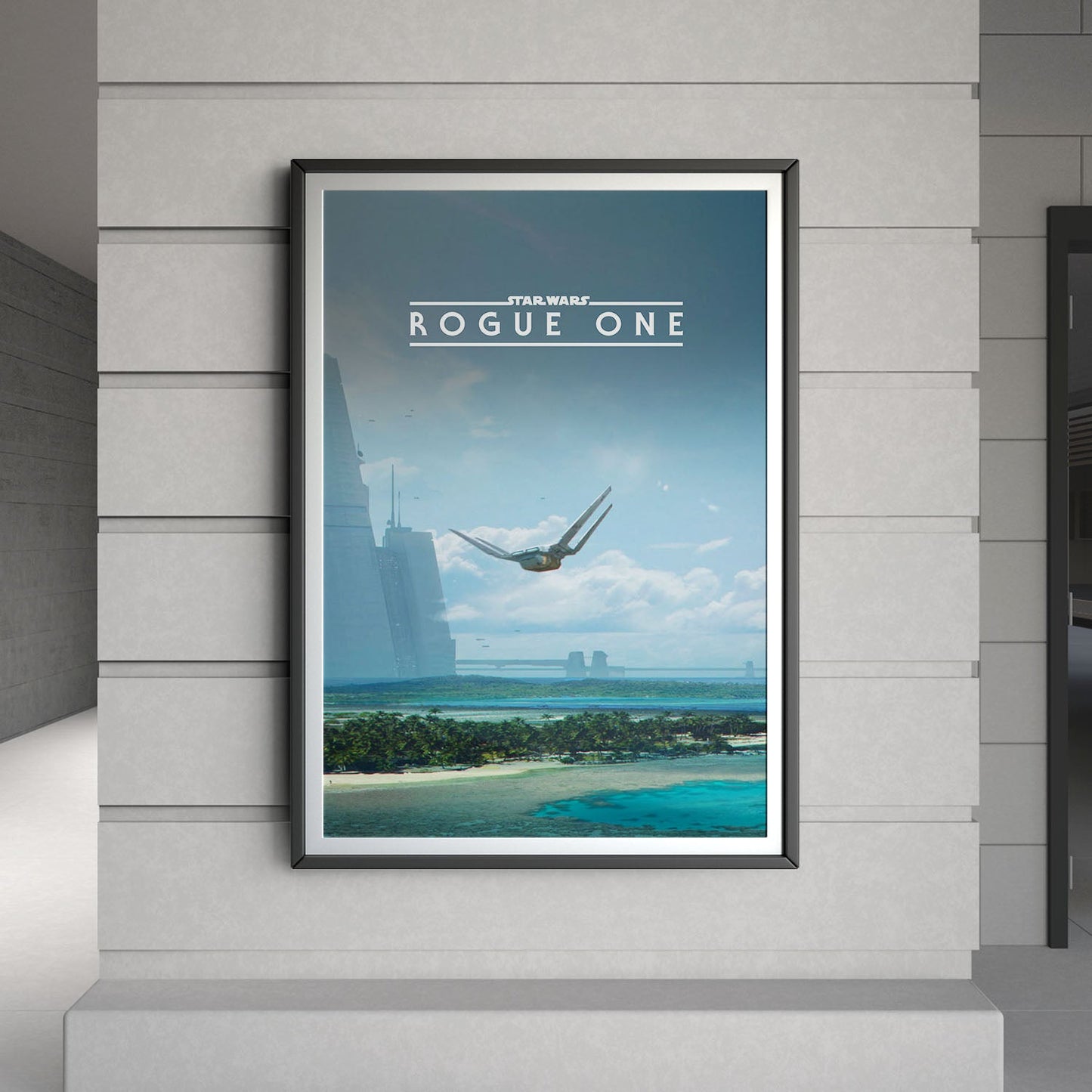 Flex Designs Poster Rogue One A Star Wars Story Minimalist 8 x 10" Home Goods - Movie 2016 Movie Poster
