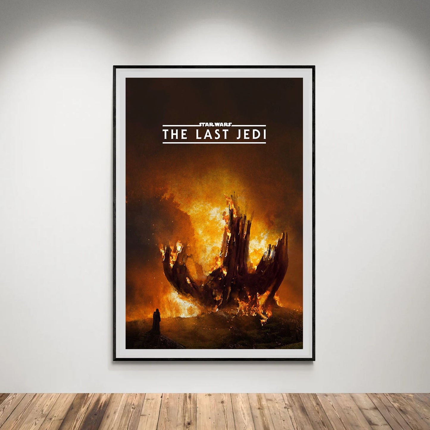 Flex Designs Poster Star Wars Episode VIII - The Last Jedi Minimalist 5 x 7" Home Goods - Movie 2017 Movie Poster