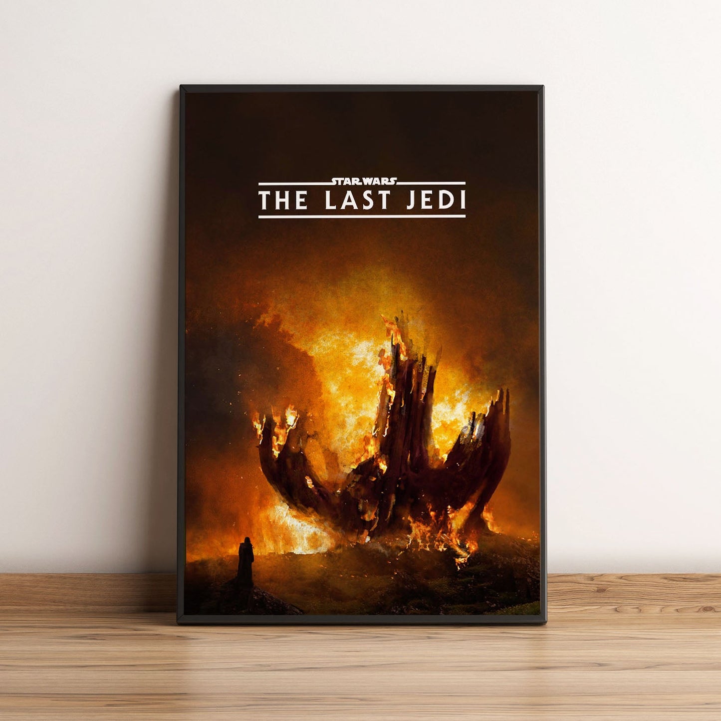 Flex Designs Poster Star Wars Episode VIII - The Last Jedi Minimalist 5 x 7" Home Goods - Movie 2017 Movie Poster