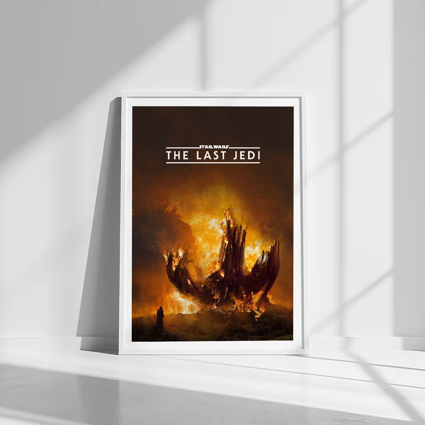 Flex Designs Poster Star Wars Episode VIII - The Last Jedi Minimalist 8 x 10" Home Goods - Movie 2017 Movie Poster
