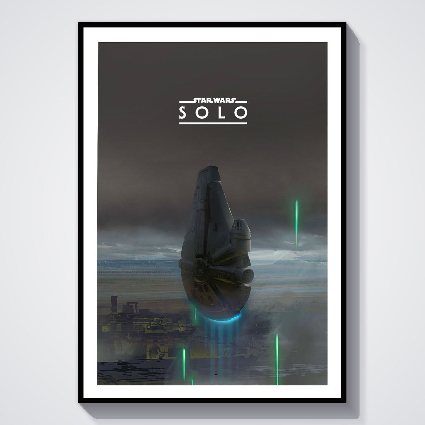 Flex Designs Poster Solo A Star Wars Story Minimalist 8 x 10" Home Goods - Movie 2018 Movie Poster