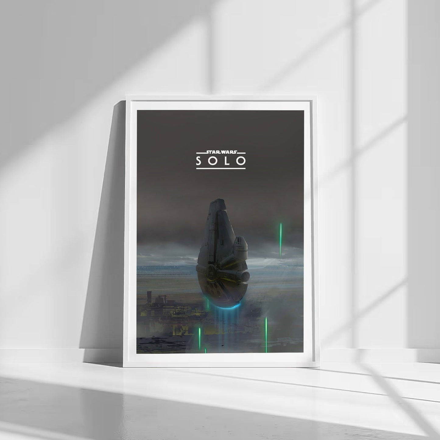 Flex Designs Poster Solo A Star Wars Story Minimalist 8 x 10" Home Goods - Movie 2018 Movie Poster