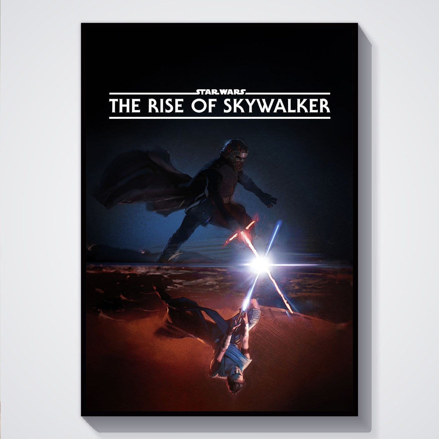 Flex Designs Poster Star Wars Episode IX - The Rise of Skywalker Minimalist 5 x 7" Home Goods - Movie 2019 Movie Poster