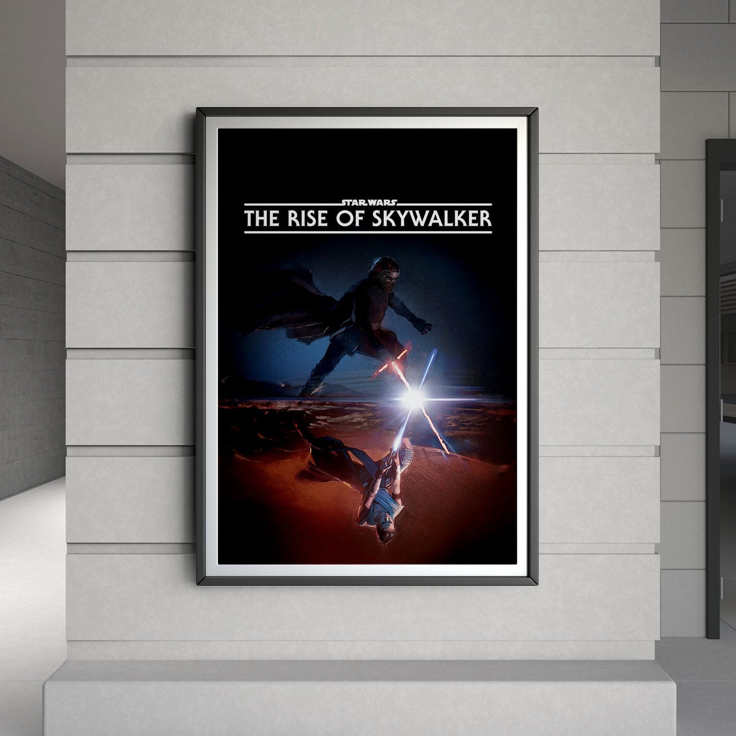 Flex Designs Poster Star Wars Episode IX - The Rise of Skywalker Minimalist 8 x 10" Home Goods - Movie 2019 Movie Poster
