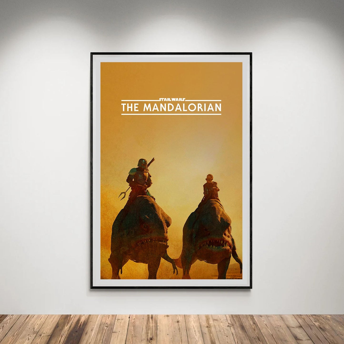Flex Designs Poster The Mandalorian Minimalist 5 x 7" Home Goods - TV Show 2019 TV Show Poster