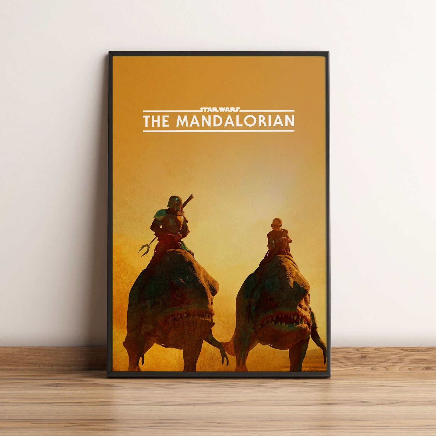 Flex Designs Poster The Mandalorian Minimalist 5 x 7" Home Goods - TV Show 2019 TV Show Poster