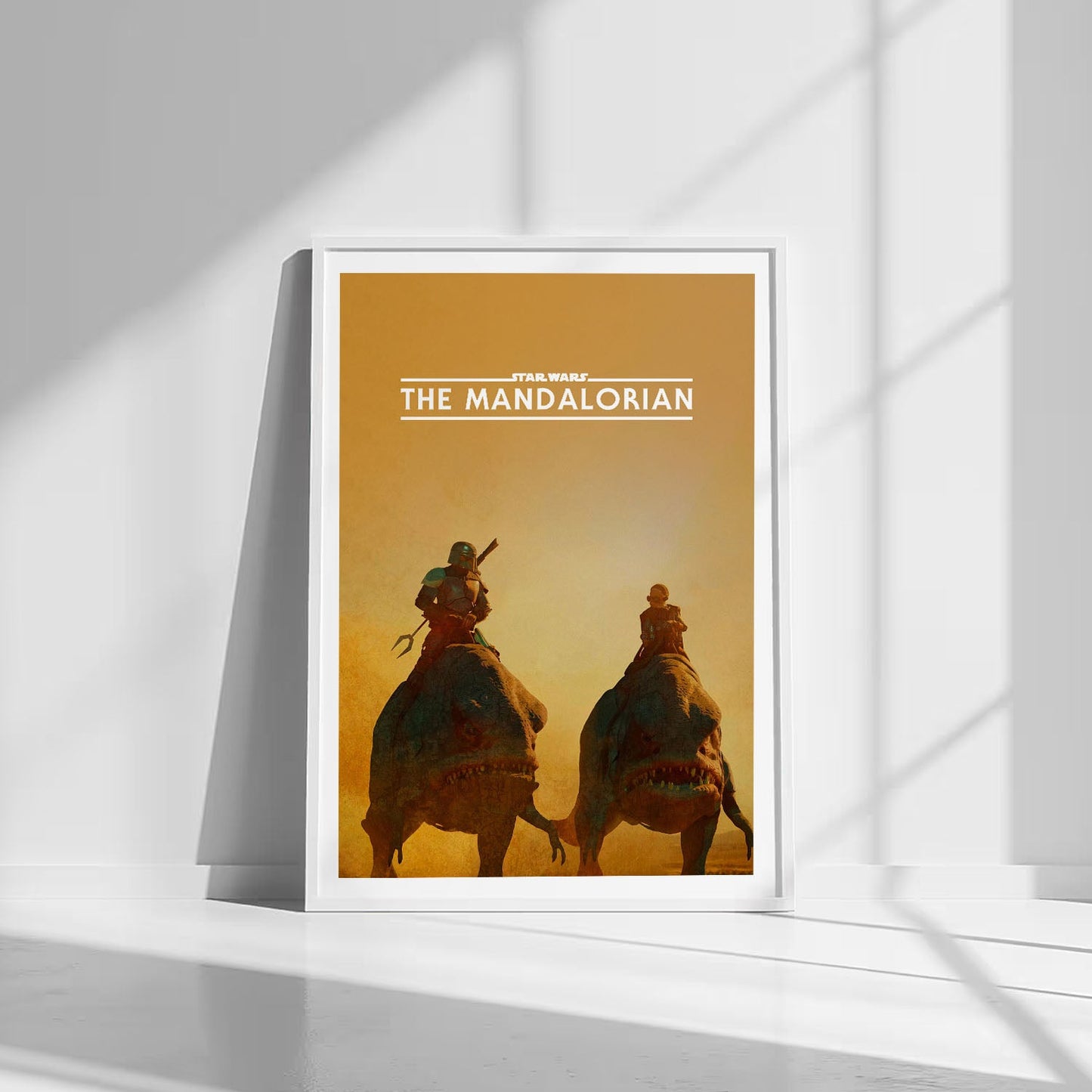 Flex Designs Poster The Mandalorian Minimalist 8 x 10" Home Goods - TV Show 2019 TV Show Poster