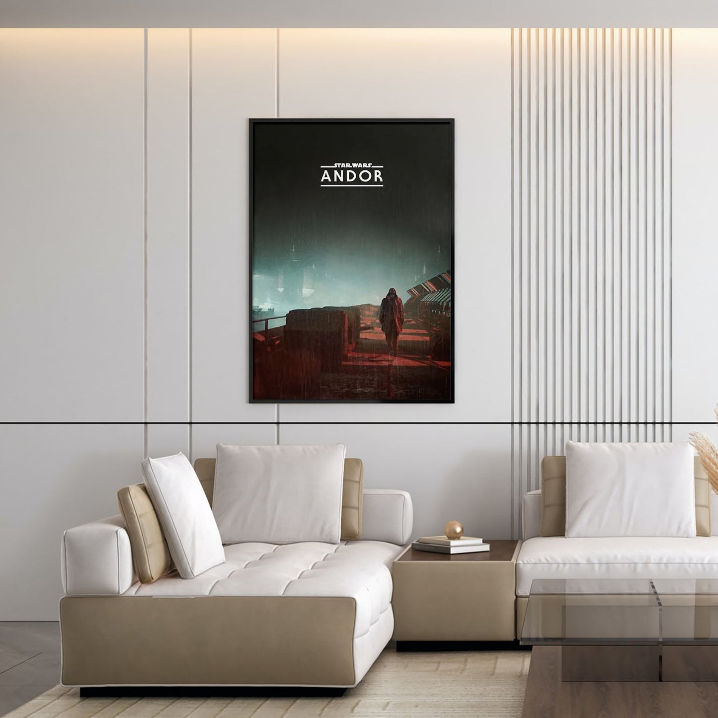 Flex Designs Poster Star Wars Andor Minimalist 5 x 7" Home Goods - TV Show 2022 TV Show Poster