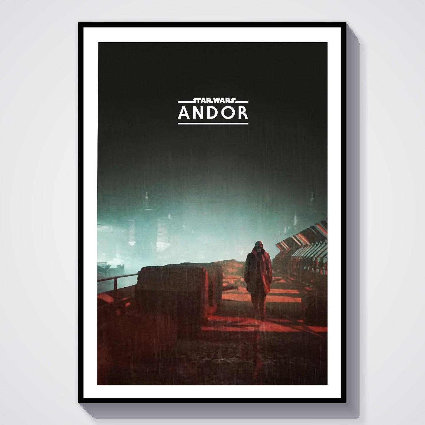 Flex Designs Poster Star Wars Andor Minimalist 8 x 10" Home Goods - TV Show 2022 TV Show Poster
