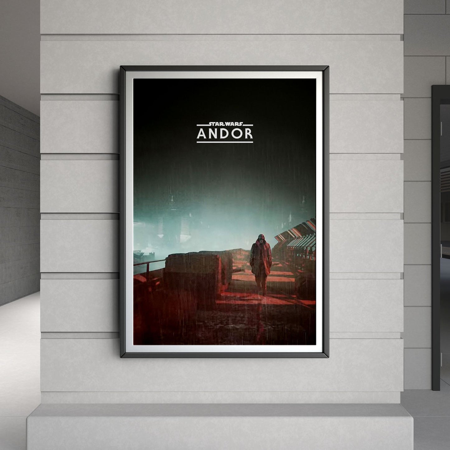 Flex Designs Poster Star Wars Andor Minimalist 8 x 10" Home Goods - TV Show 2022 TV Show Poster