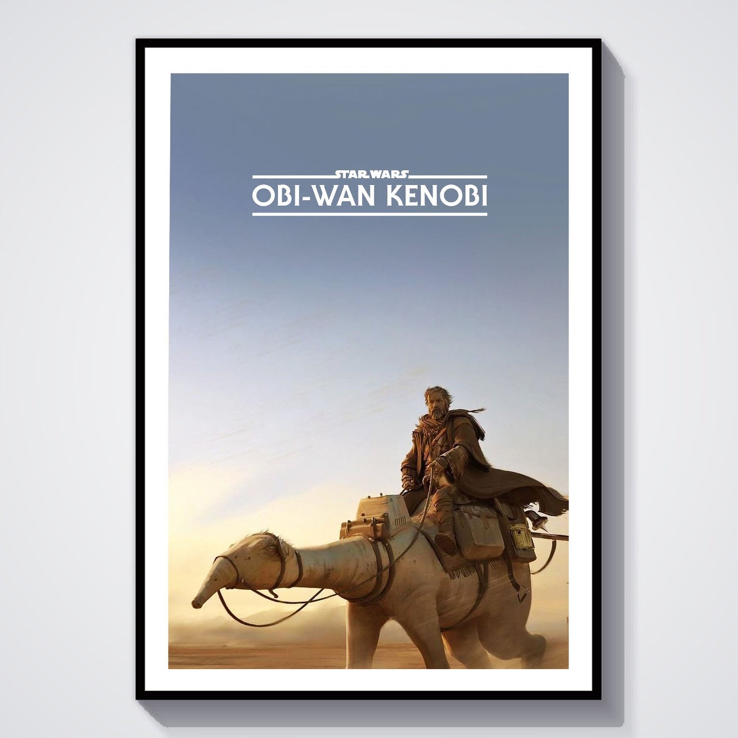 Flex Designs Poster Star Wars Obi-Wan Kenobi Minimalist 8 x 10" Home Goods - TV Show 2022 TV Show Poster