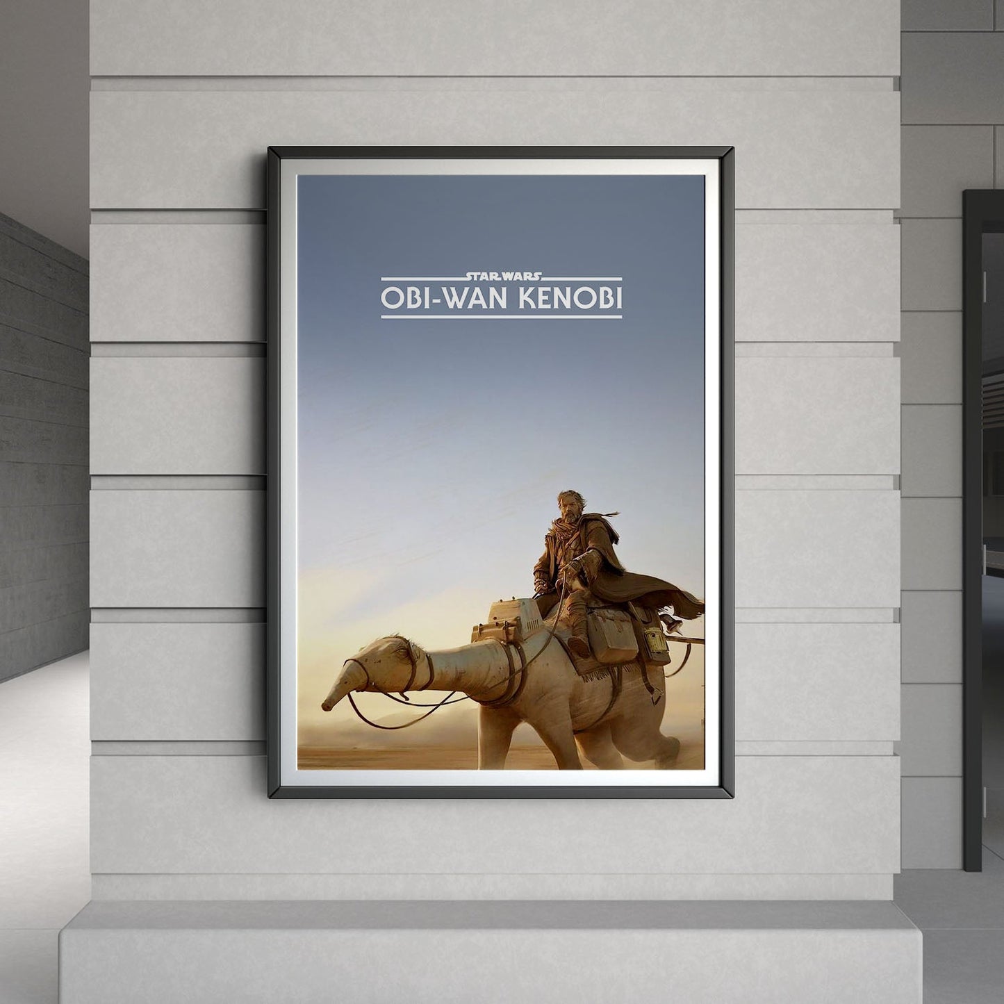 Flex Designs Poster Star Wars Obi-Wan Kenobi Minimalist 8 x 10" Home Goods - TV Show 2022 TV Show Poster
