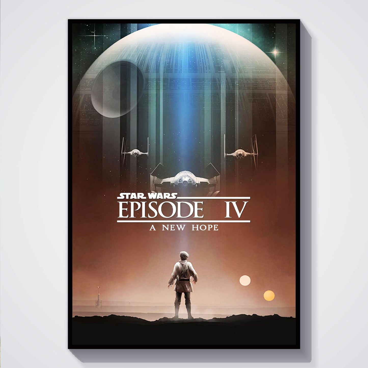 Flex Designs Poster Star Wars Episode IV - A New Hope Theatrical 5 x 7" Home Goods - Movie 1977 Movie Poster