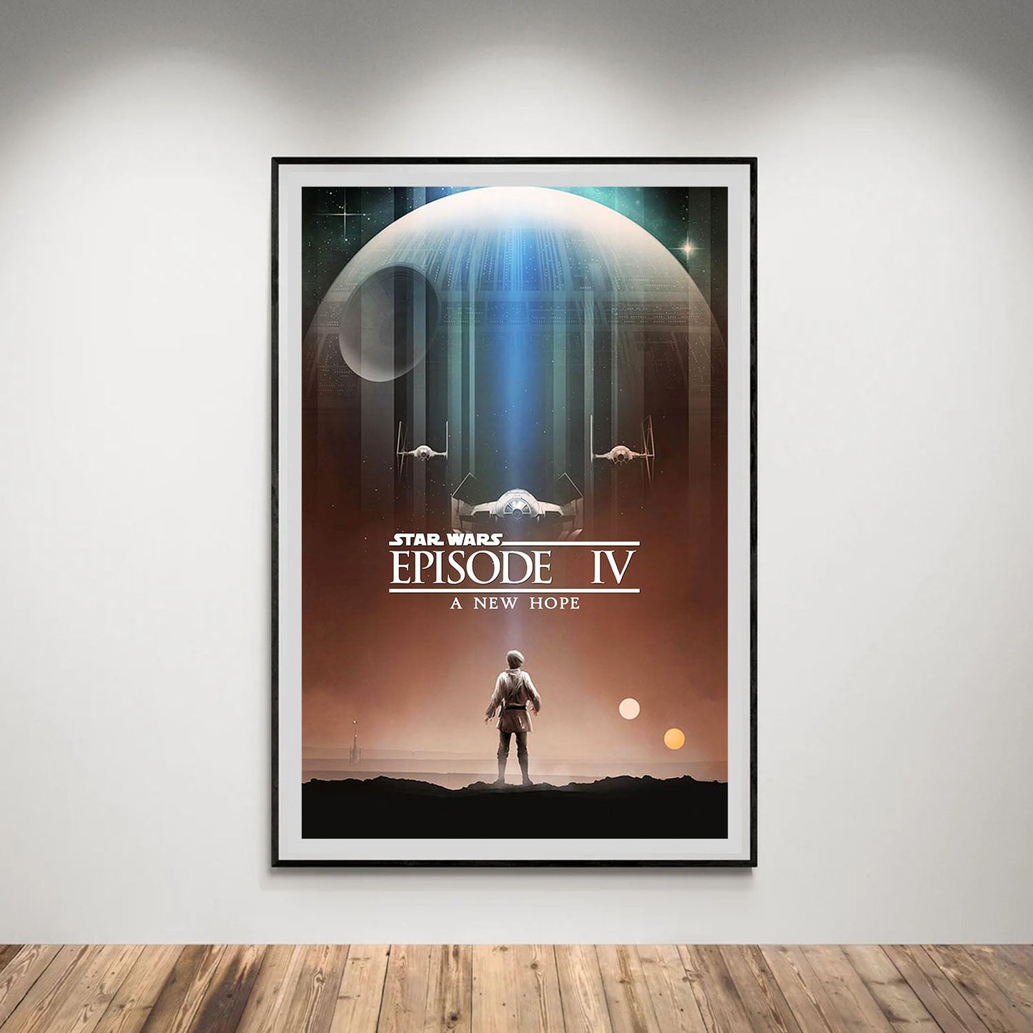 Flex Designs Poster Star Wars Episode IV - A New Hope Theatrical 5 x 7" Home Goods - Movie 1977 Movie Poster