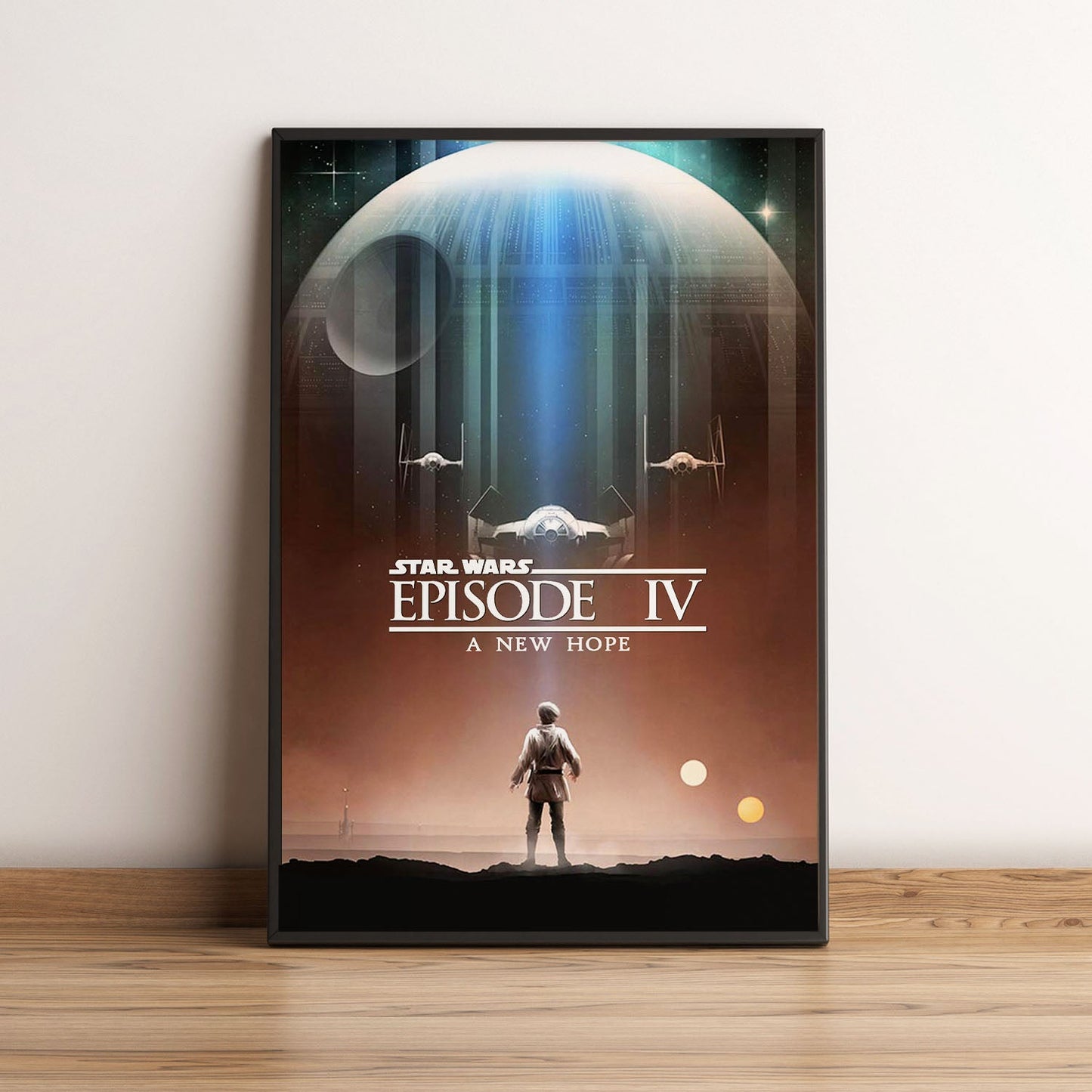 Flex Designs Poster Star Wars Episode IV - A New Hope Theatrical 5 x 7" Home Goods - Movie 1977 Movie Poster