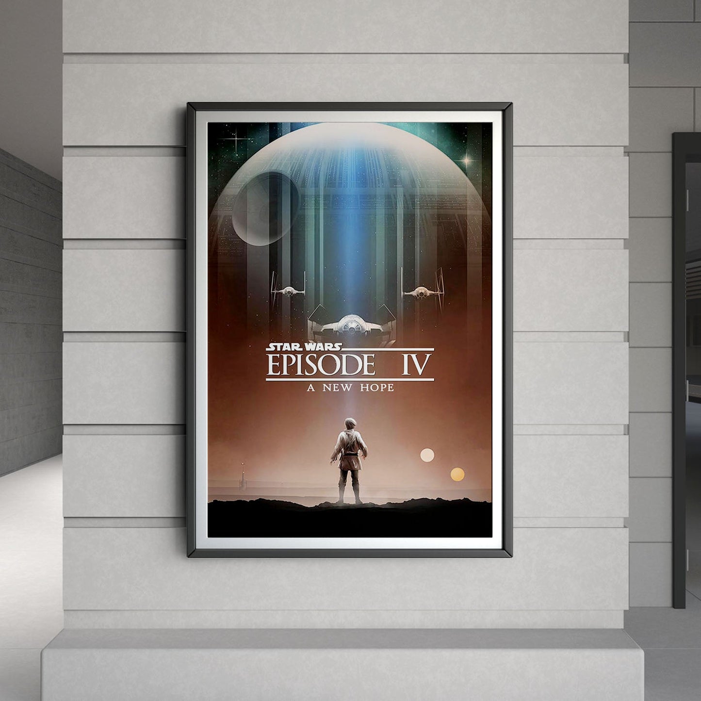 Flex Designs Poster Star Wars Episode IV - A New Hope Theatrical 8 x 10" Home Goods - Movie 1977 Movie Poster