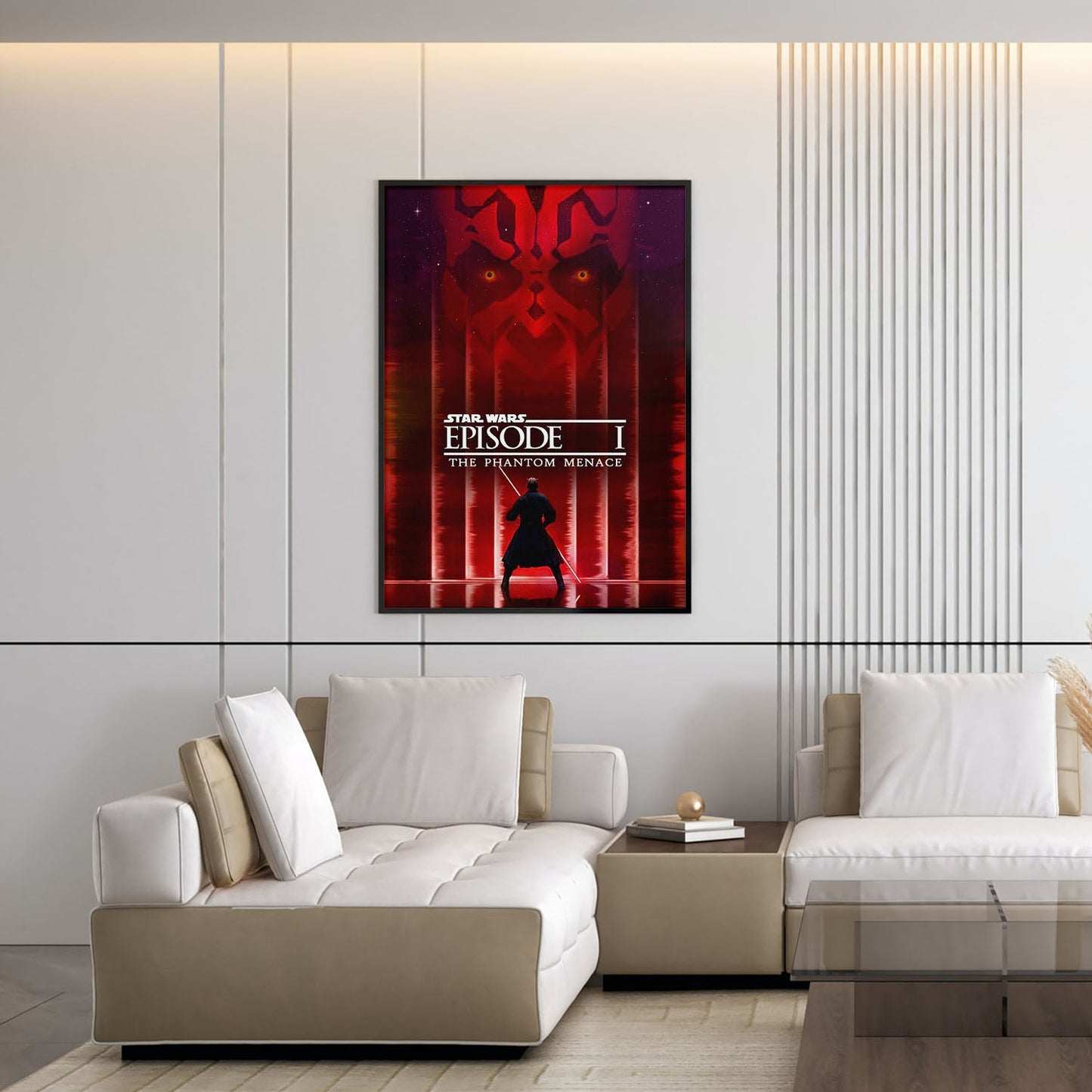 Flex Designs Poster Star Wars Episode I - The Phantom Menace Theatrical 5 x 7" Home Goods - Movie 1999 Movie Poster