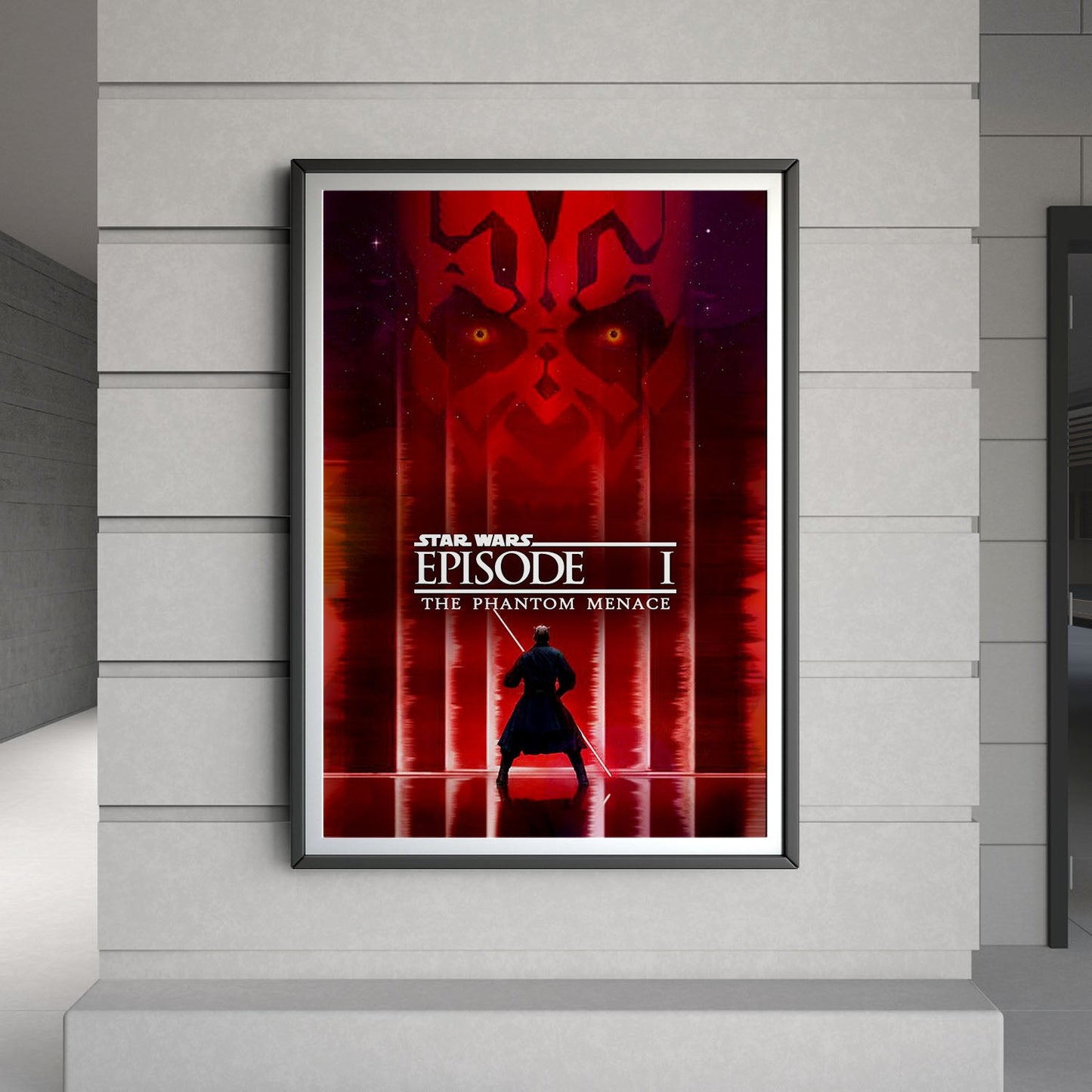 Flex Designs Poster Star Wars Episode I - The Phantom Menace Theatrical 8 x 10" Home Goods - Movie 1999 Movie Poster
