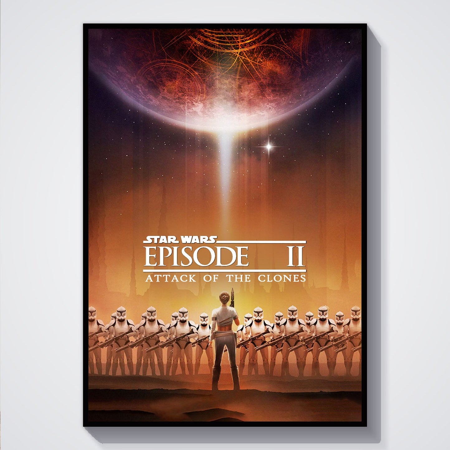 Flex Designs Poster Star Wars Episode II - Attack of the Clones Theatrical 5 x 7" Home Goods - Movie 2002 Movie Poster