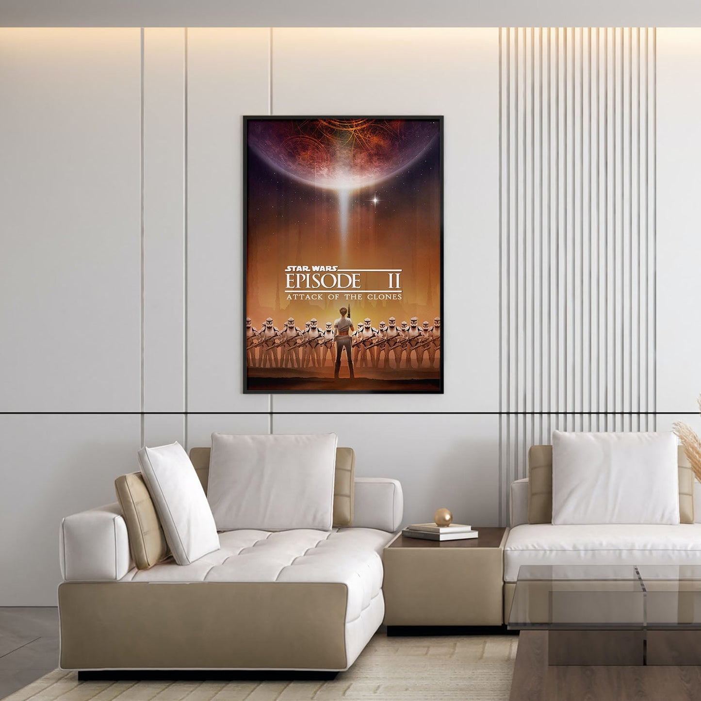 Flex Designs Poster Star Wars Episode II - Attack of the Clones Theatrical 5 x 7" Home Goods - Movie 2002 Movie Poster