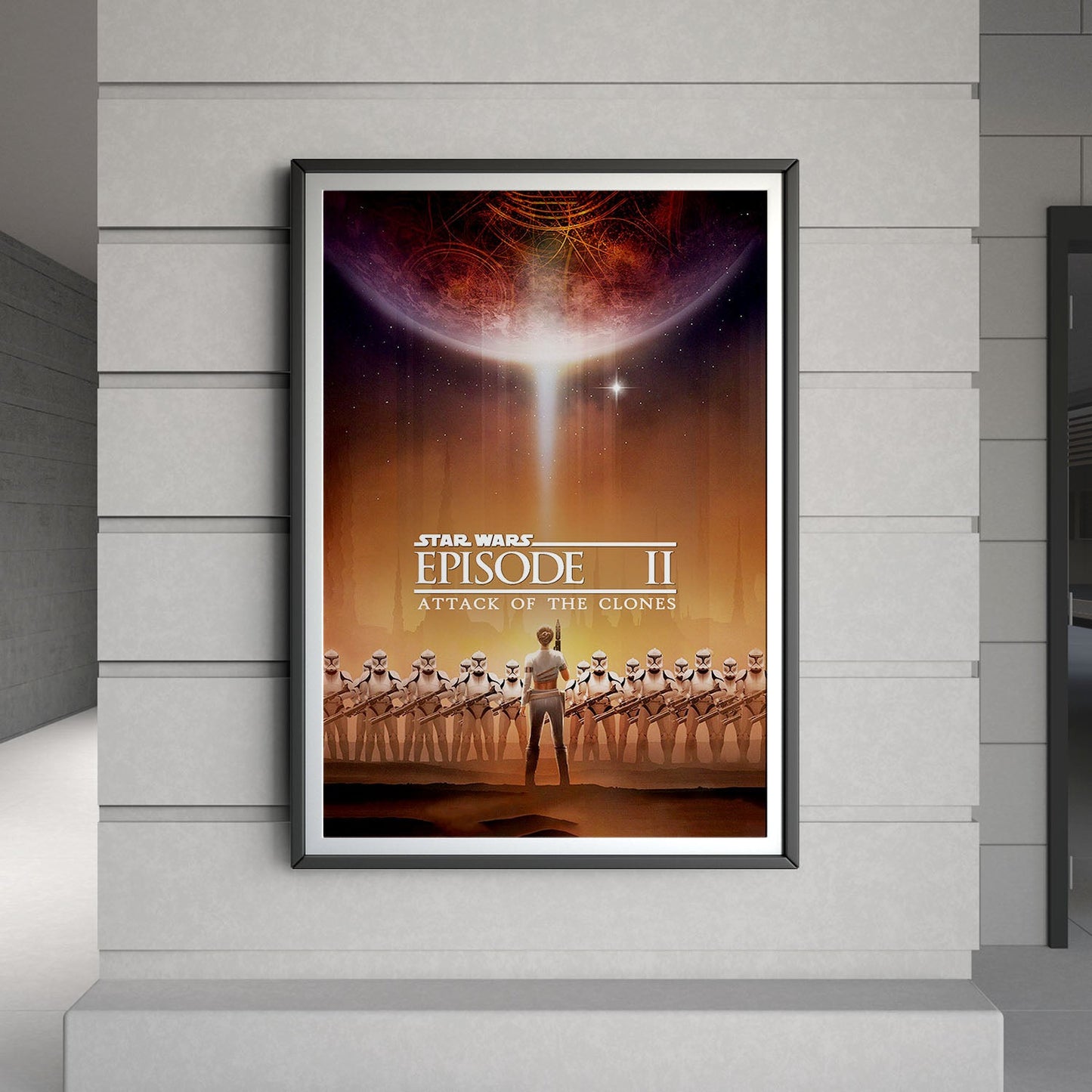 Flex Designs Poster Star Wars Episode II - Attack of the Clones Theatrical 8 x 10" Home Goods - Movie 2002 Movie Poster