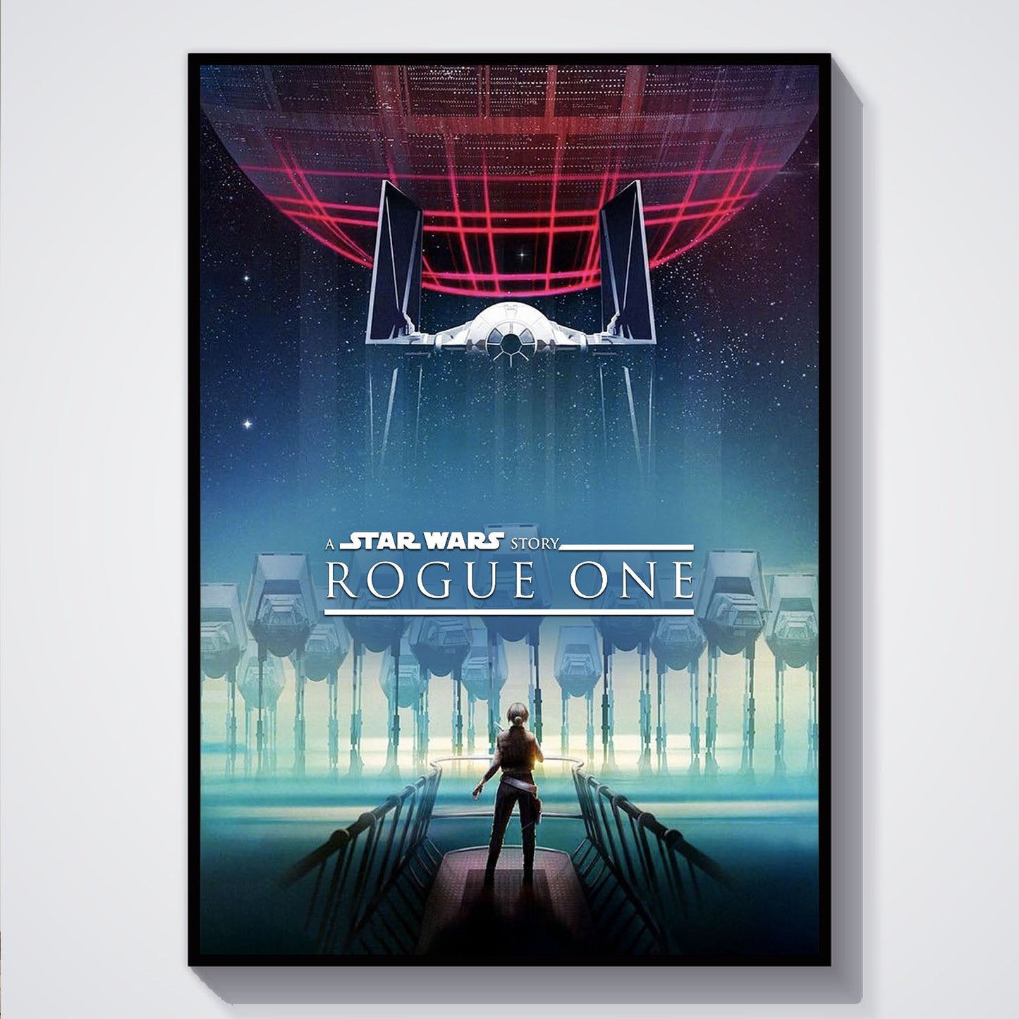 Flex Designs Poster Rogue One A Star Wars Story Theatrical 5 x 7" Home Goods - Movie 2016 Movie Poster