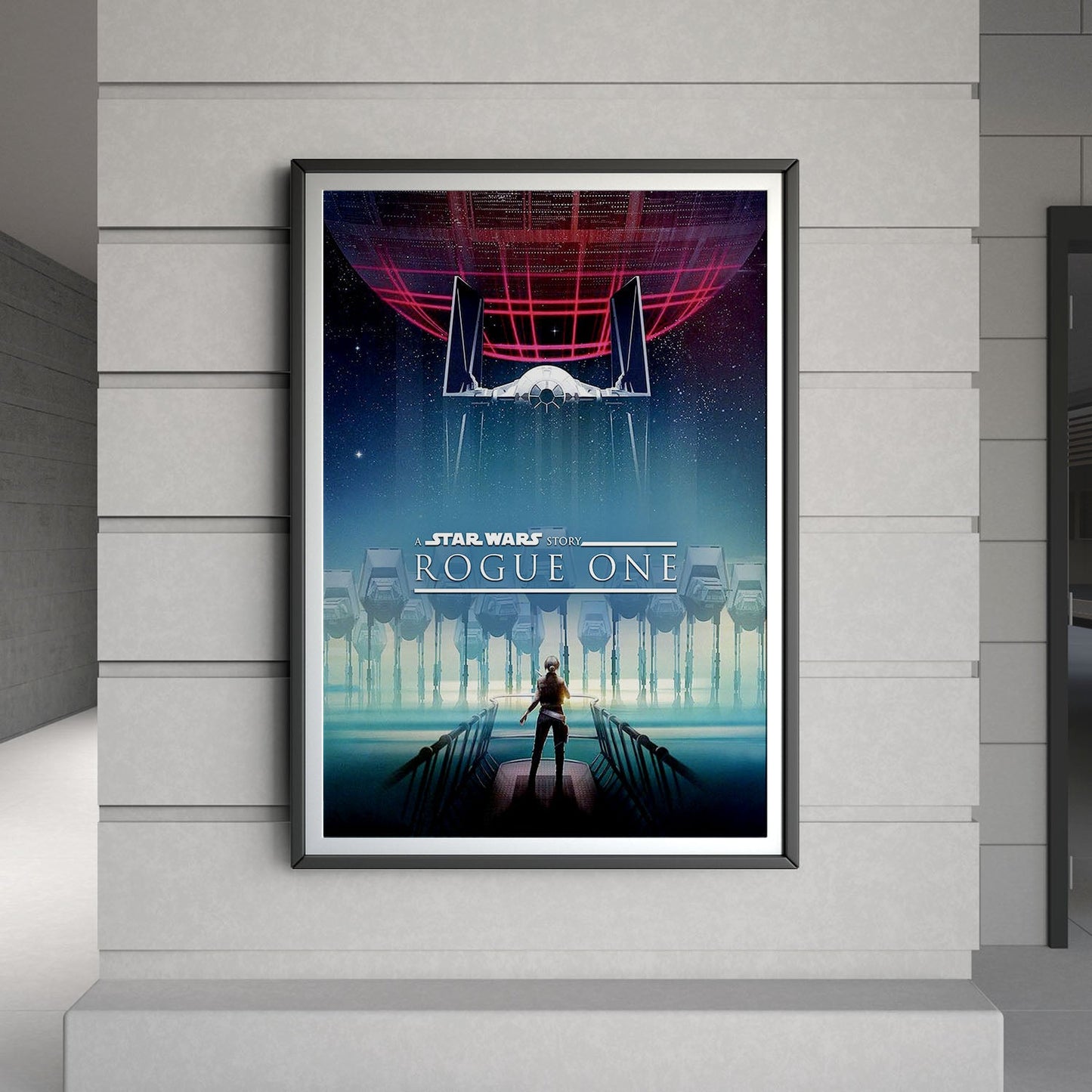 Flex Designs Poster Rogue One A Star Wars Story Theatrical 8 x 10" Home Goods - Movie 2016 Movie Poster