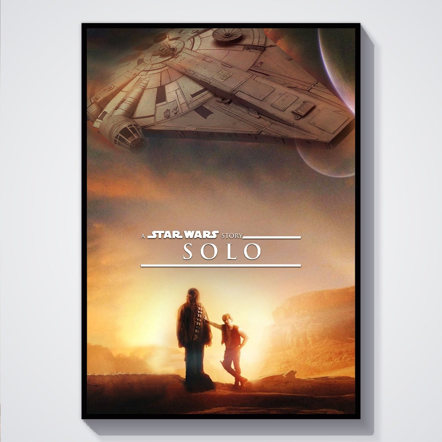 Flex Designs Poster Solo A Star Wars Story Theatrical 5 x 7" Home Goods - Movie 2018 Movie Poster
