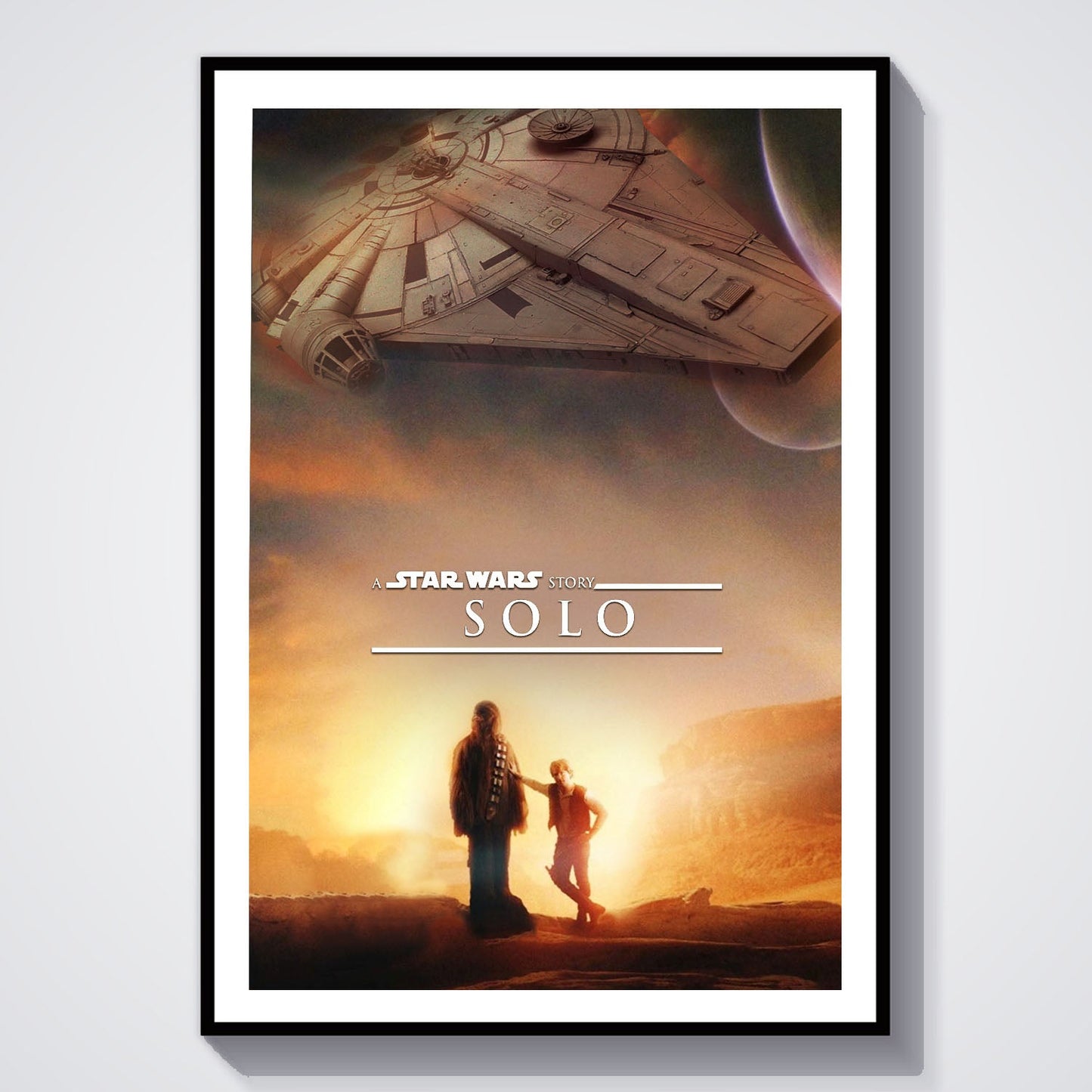 Flex Designs Poster Solo A Star Wars Story Theatrical 8 x 10" Home Goods - Movie 2018 Movie Poster