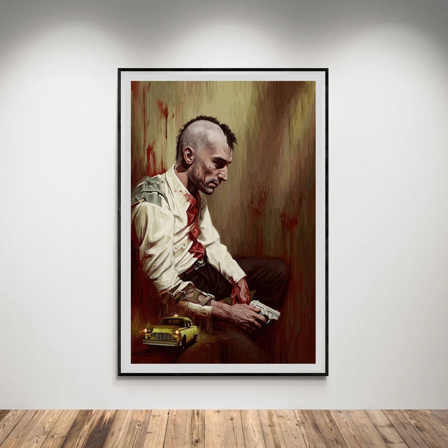 Flex Designs Poster Taxi Driver Key Art 5 x 7" Home Goods - Movie 1976 Movie Poster