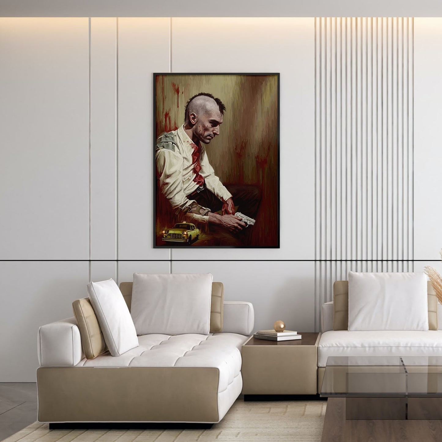 Flex Designs Poster Taxi Driver Key Art 5 x 7" Home Goods - Movie 1976 Movie Poster
