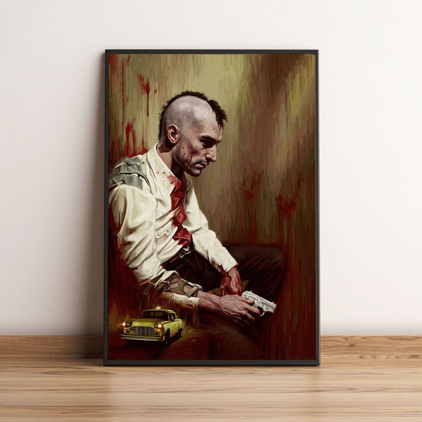 Flex Designs Poster Taxi Driver Key Art 5 x 7" Home Goods - Movie 1976 Movie Poster