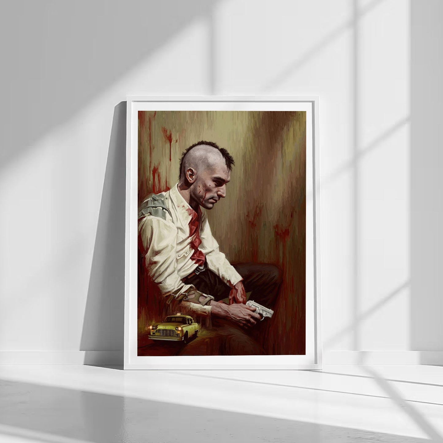 Flex Designs Poster Taxi Driver Key Art 8 x 10" Home Goods - Movie 1976 Movie Poster