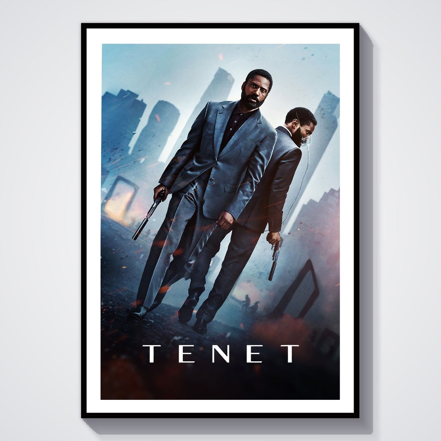 Flex Designs Poster Tenet 8 x 10" Home Goods - Movie 2020 Movie Poster